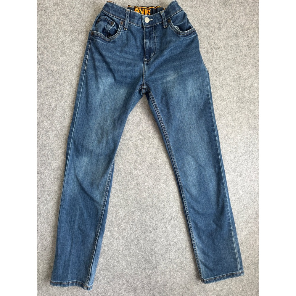 Levis 510 Skinny Fit Jeans Size 18 Reg Blue Denim Boys Stretch W29 L31